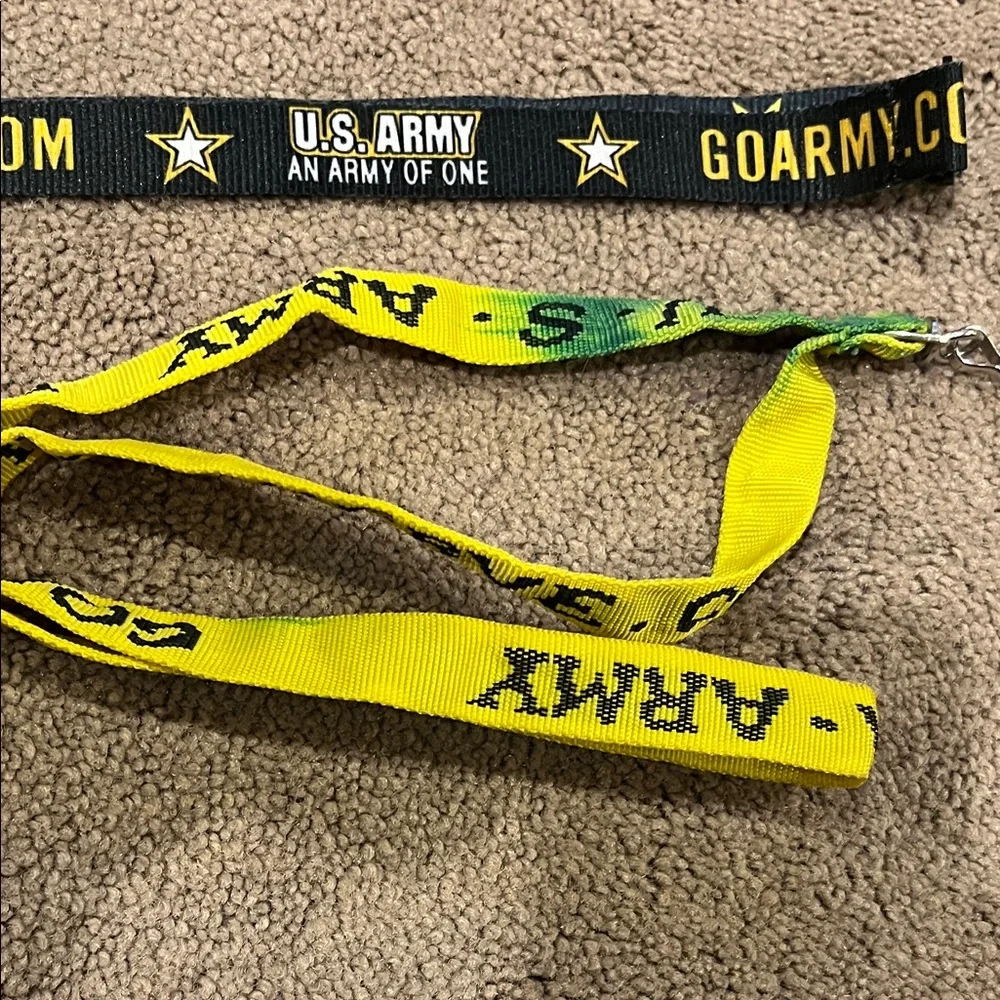 U.S. Army Key Holders - Black, Yellow, Blue